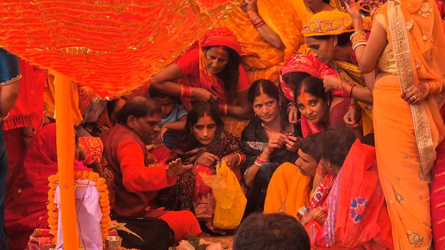 फतुडीह में आस्था का महापर्व सुयार्ही पूजा उदितमान सूर्य भगवान के अर्घ के साथ संपन्न