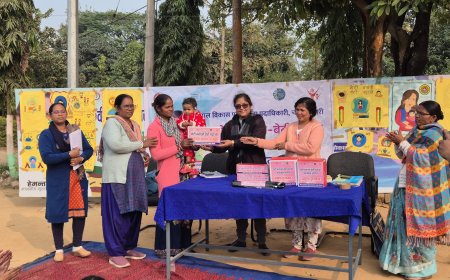 कस्तूरबा गांधी आवासीय बालिका विद्यालय चंदनकियारी में बेटी बचाओ,बेटी पढ़ाओ के तहत बधाई हो बेटी हुई कार्यक्रम आयोजित