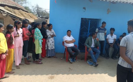 10वी तथा 12वी के बच्चों के साथ परीक्षा पर चर्चा किया गया