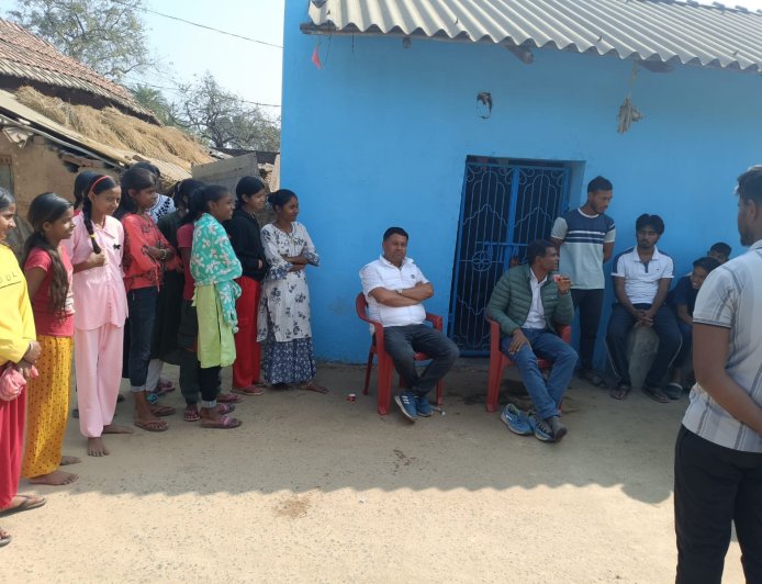 10वी तथा 12वी के बच्चों के साथ परीक्षा पर चर्चा किया गया