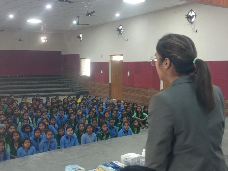 सामुदायिक स्वास्थ्य केंद्र चंदनकियारी व कस्तूरबा बालिका विद्यालय विश्व कैंसर दिवस के अवसर पर जागरूकता कार्यक्रम का आयोजन किया गया