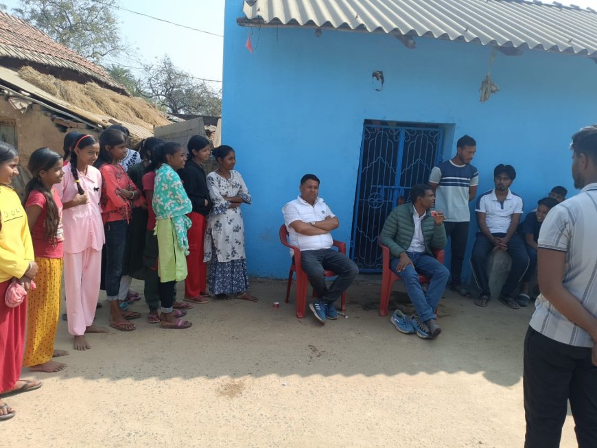 10वी तथा 12वी के बच्चों के साथ परीक्षा पर चर्चा किया गया