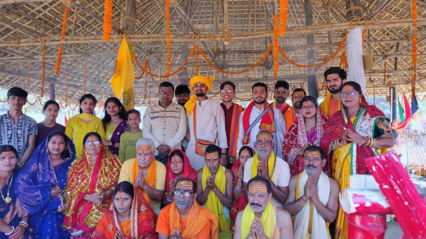 कुसुमकियारी में रुद्र चंडी महायज्ञ का भव्य समापन, मूर्तियों की हुई प्राण प्रतिष्ठा